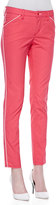 Thumbnail for your product : Christopher Blue Lotus Piped Gabardine Isabel Ankle Pants