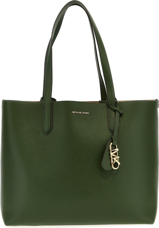 Michael Kors Medium Sullivan Leather Tote Bag in Green