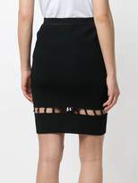 Thumbnail for your product : Alexander Wang T By cut-out bandage skirt
