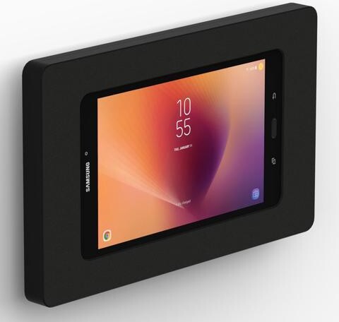 Vidabox VidaMount Black Enclosure and Fixed VESA Slim Wall Mount [Bundle] compatible with Samsung Galaxy Tab A 8.0 (2017)
