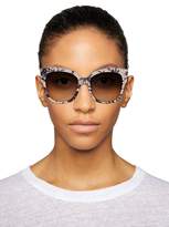 Thumbnail for your product : Gucci Square-frame Floral-print Acetate Sunglasses
