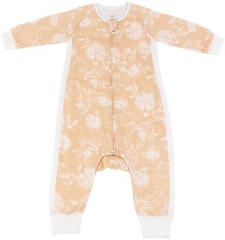 Nest Designs Bamboo Long Sleeve Sleep Suit 0.6 TOG - Pomegranate Small