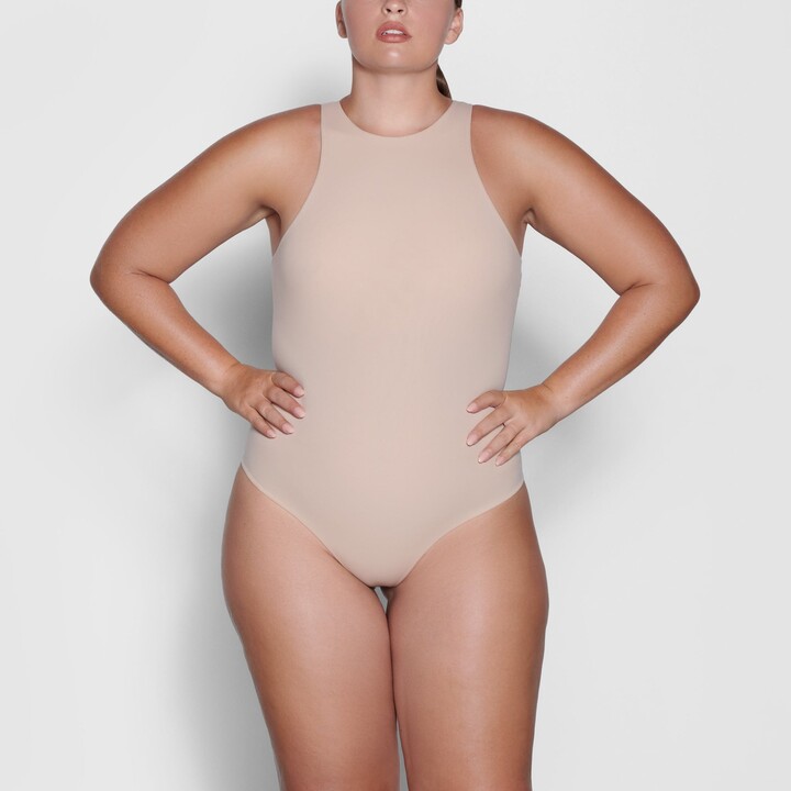 SKIMS Fits Everybody High Neck Bodysuit | Mica