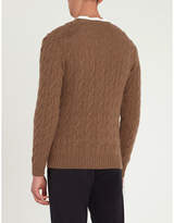 Thumbnail for your product : Ralph Lauren Purple Label Cable-knit cashmere jumper