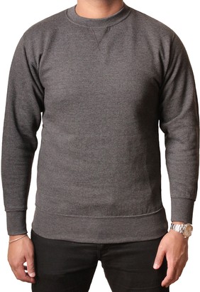Unisex Loose Plain Sweatshirt Jersey Jumper Pullover Work Casual Leisure Top