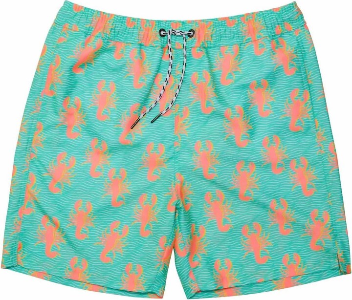 Snapper Rock Mens' Swim Shorts In Ocean Clawed