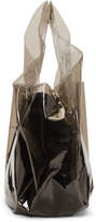 Thumbnail for your product : Marine Serre Grey PVC Shopping Tote