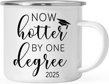 Koyal Wholesale 11Oz. Graduation Stainless Steel Campfire Coffee Mug Gift, Now Hotter By One Degree 2019, 1-Pack, Includes Gift Box, Enamel Camping Cups For Graduates