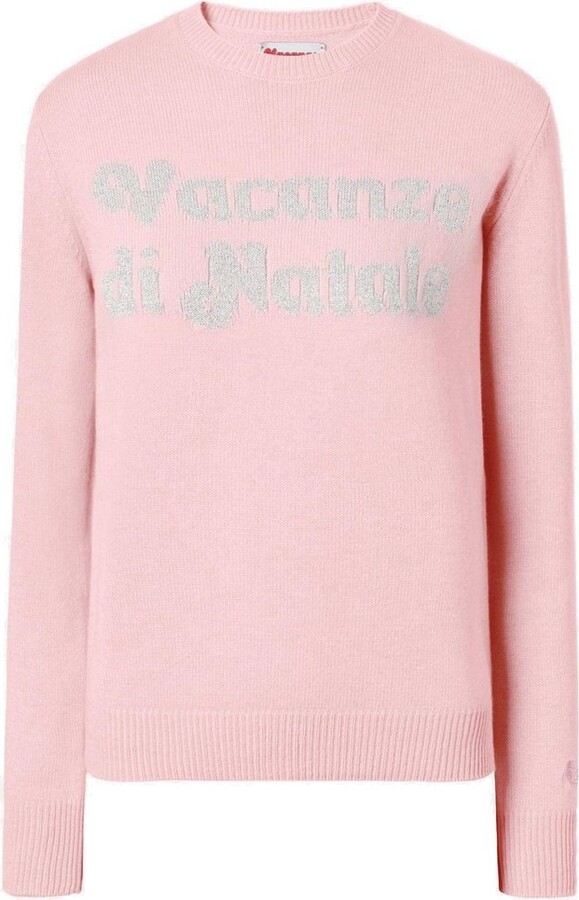 Pink Sweater Champagne And Montagne Sweater MC2 Saint Barth