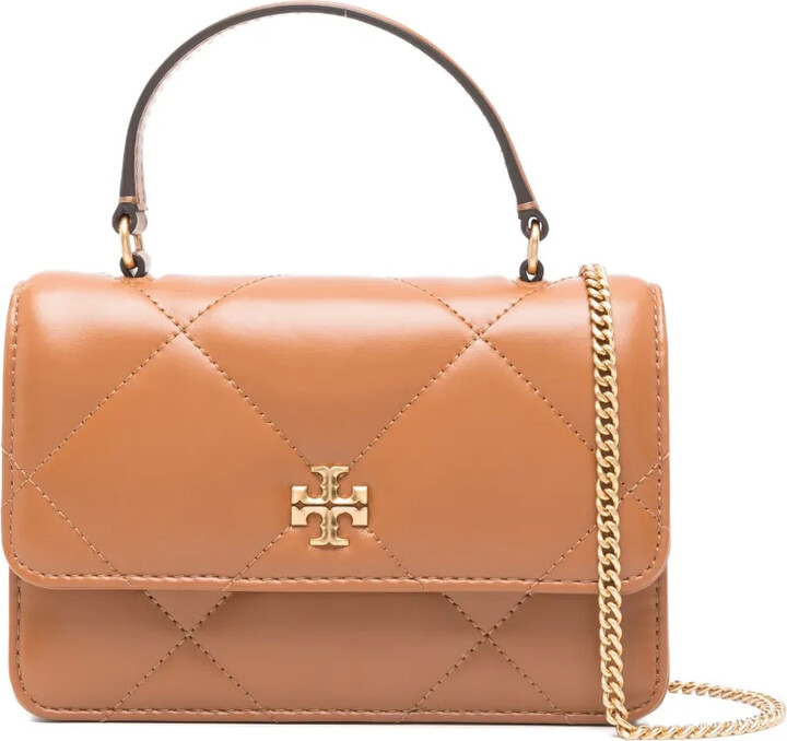 Tory Burch mini Kira diamond-quilted tote bag