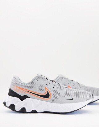 Nike Running Renew Ride 2 trainers in grey and orange - ShopStyle