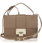 Thumbnail for your product : Jimmy Choo Rebel Taupe Grainy Calf Cross Body Bag