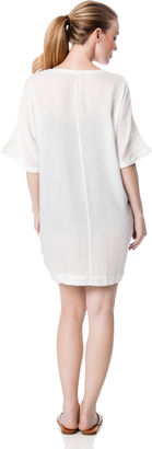 A Pea in the Pod Embroidery Maternity Swim Cover-up