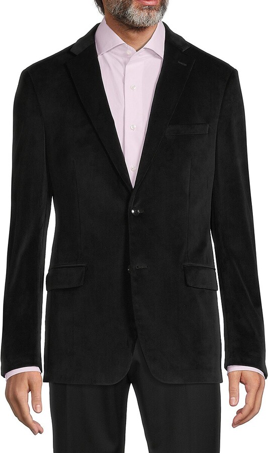Calvin Klein Velvet Blazer ShopStyle