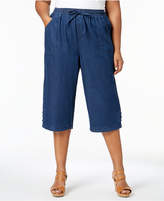 Thumbnail for your product : Karen Scott Plus Size Denim Capri Pants, Created for Macy's
