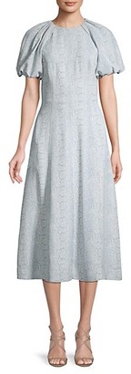 Rebecca Vallance Dondra Fit & Flare Tonal Print Dress