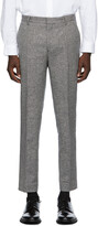 Thumbnail for your product : Harmony Black & Brown Wool Peter Trousers