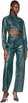 Thumbnail for your product : J6 Blue Leather Jacket