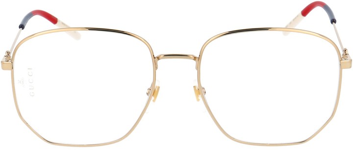 gucci hexagon frame glasses