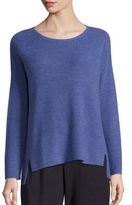 Thumbnail for your product : Eileen Fisher Merino Wool Rib-Knit Sweater