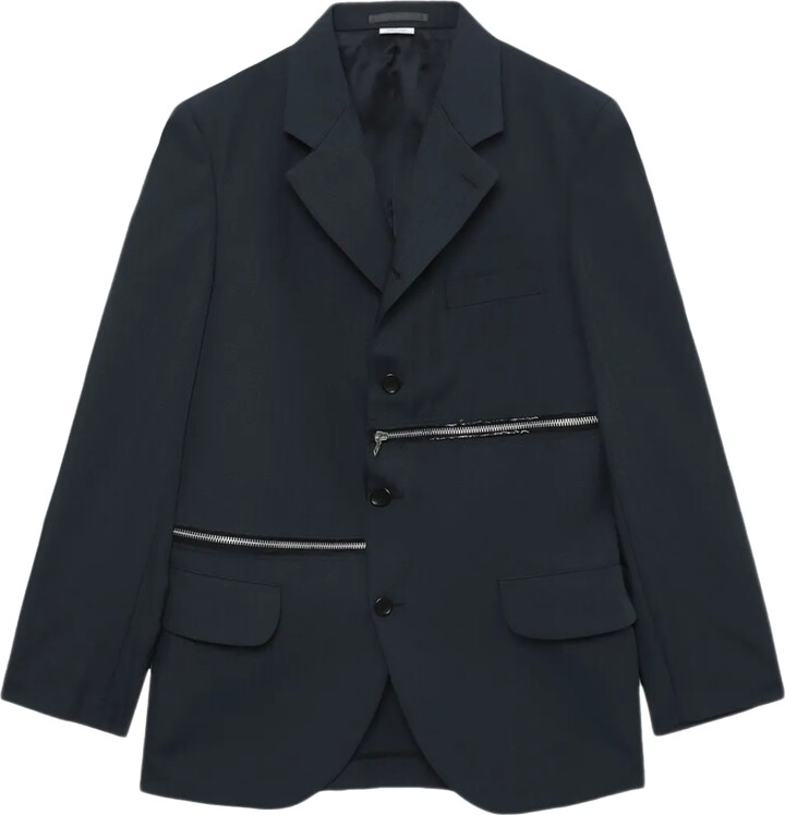 Comme des Garçons Homme Deux Zip-Embellished Blazer
