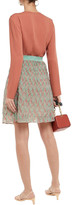 Thumbnail for your product : Missoni Metallic Crochet-knit Mini Skirt