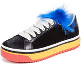 Thumbnail for your product : Marc Jacobs Love Empire Fur Sneakers
