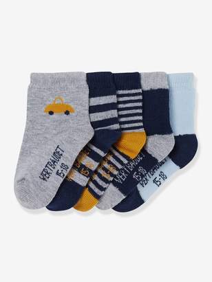 Vertbaudet Pack of 5 Pairs of Baby Socks