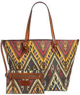 Thumbnail for your product : Etro Paisley Print Coated Canvas Tote Bag