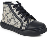 Thumbnail for your product : Gucci High-top leather-detail logo trainers 2-4 years