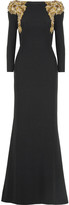 Thumbnail for your product : Alexander McQueen Embellished crepe gown