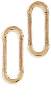 Thumbnail for your product : Luv Aj The Snake Chain Loop Stud Earrings