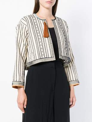 Forte Forte embroidered cropped jacket