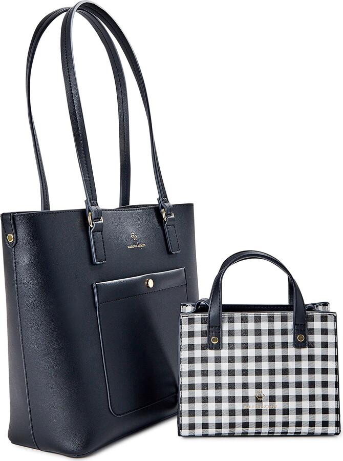 Nanette Lepore Women’s Adult Kira Tote Bag with Mini Satchel Black