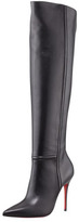 Thumbnail for your product : Christian Louboutin Armurabotta Thigh-High Pointy Red Sole Boot, Black