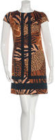 Thumbnail for your product : RED Valentino Animal Print Mini Dress