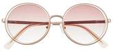 Thumbnail for your product : Vince Camuto Frosted-detail Round Sunglasses
