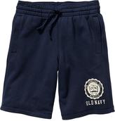 Thumbnail for your product : Old Navy Men's Jersey-Fleece Logo Shorts (11")