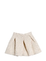 Thumbnail for your product : Il Gufo Pleated Lurex Brocade Skirt