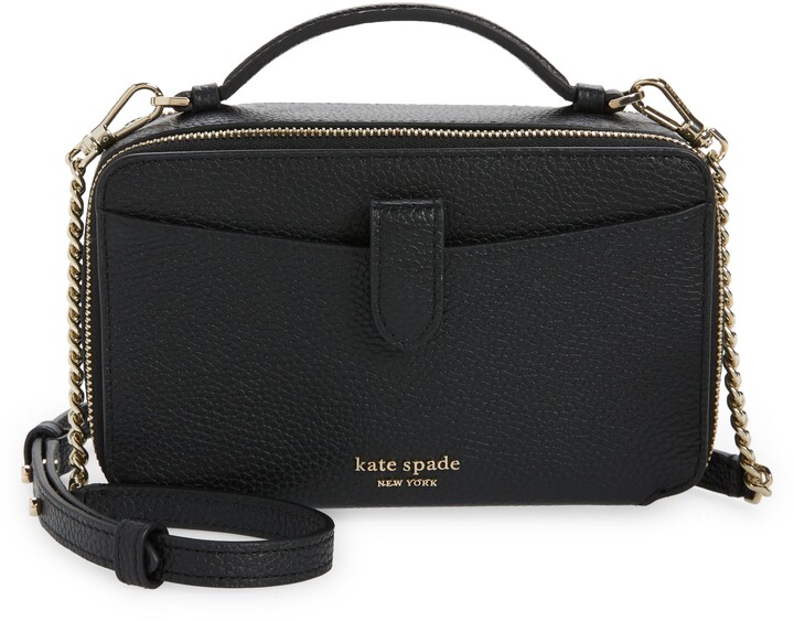 Kate Spade Hudson Pebble Leather Double Zip Crossbody ShopStyle
