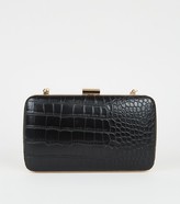 Thumbnail for your product : New Look Faux Croc Mini Clutch Bag