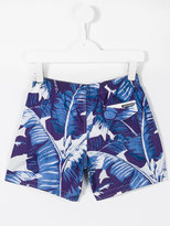 Thumbnail for your product : Dolce & Gabbana Kids floral print swim shorts