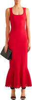 Thumbnail for your product : Alaia Fluted Laser-cut Stretch-knit Gown