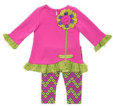 Thumbnail for your product : Counting Daisies 3-24 Months Daisy Top, Leggings, & Headband Set