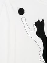 Thumbnail for your product : No21 Kids cat print T-shirt