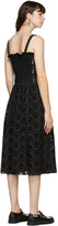 Thumbnail for your product : Marina Moscone Black Smocked Mid-Length Dress
