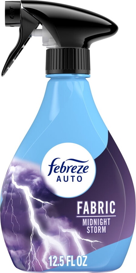 Febreze AUTO Car Fabric Spray, Odor Fighting Air Freshener, Midnight Storm, 12.5 fl oz