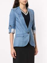 Thumbnail for your product : GUILD PRIME slim-fit short sleeve blazer