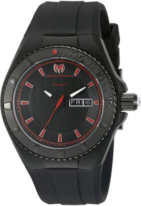 Technomarine Men's TM-115167 Cruise Night Vision Analog Display Swiss Quartz Black Watch