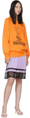 Marc Jacobs Orange Peanuts Edition Charlie Brown Sweatshirt